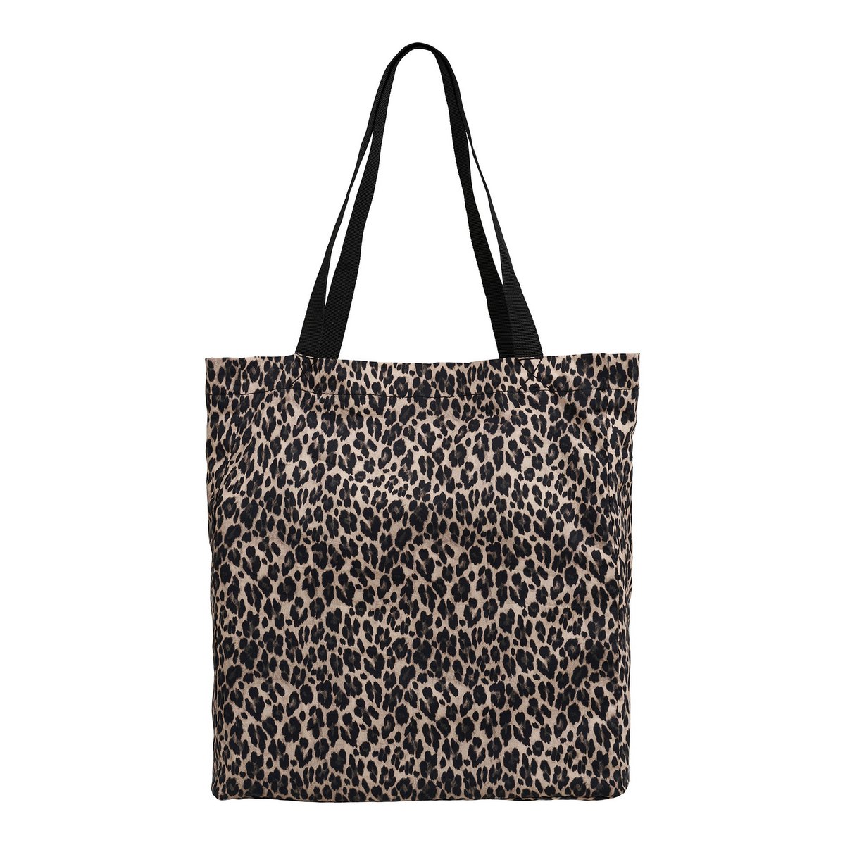 Leopard Print Tote Bag - Stylish Shopping Bag, 35x39 cm