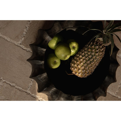 Mango Wood Decorative Bowl - Black Kuro Kabocha