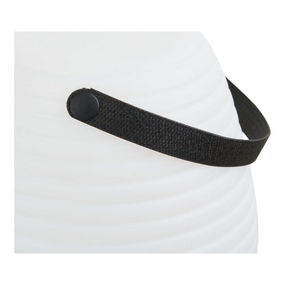 LED Table Lamp - Rechargeable White Derry Lamp, 21cm