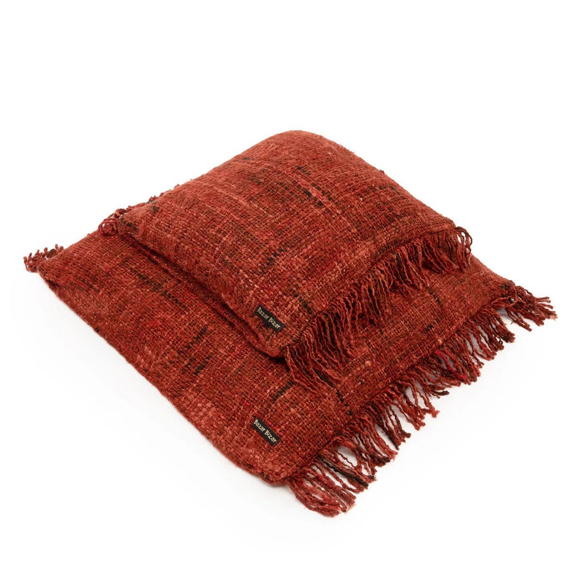 La Funda De Cojín Oh My Gee - Rojo Cereza - 60x60