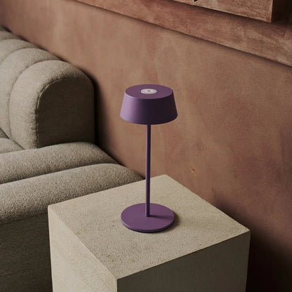 Cordless Table Lamp – Violet Rechargeable Dimmable LED Lamp