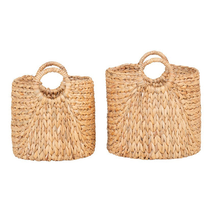 Passo Basket - Natural, Water Hyacinth, Set of 2