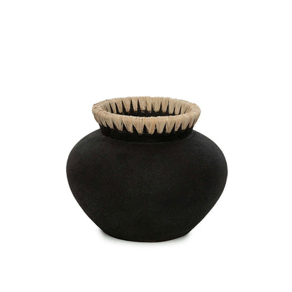 Black Decorative Vase - Small Nordic Style Accent Vase