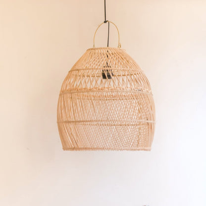 Lampe en raphia | Abattant SEMINYAK