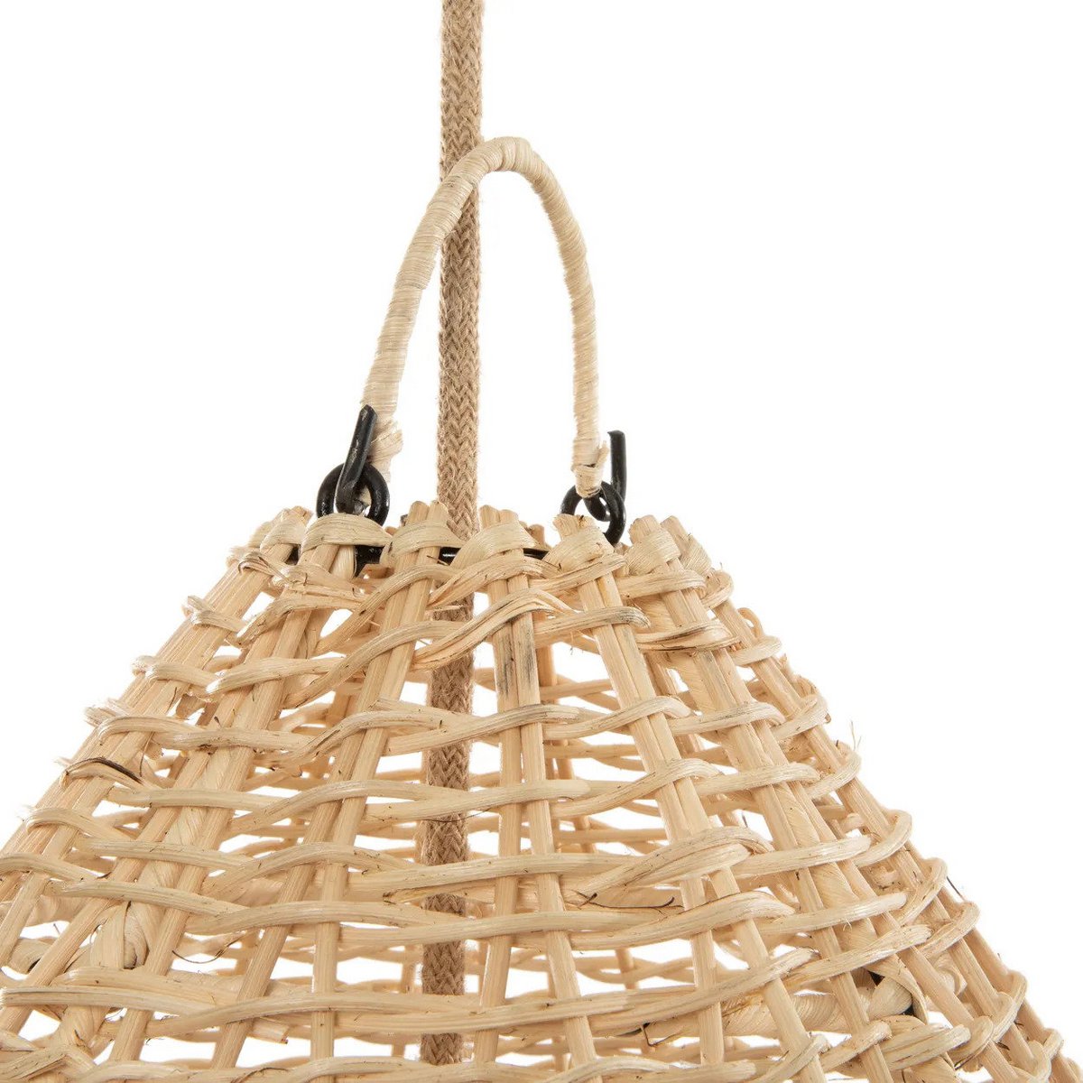 Rattan Pendant Light - Large Natural Coastal Style