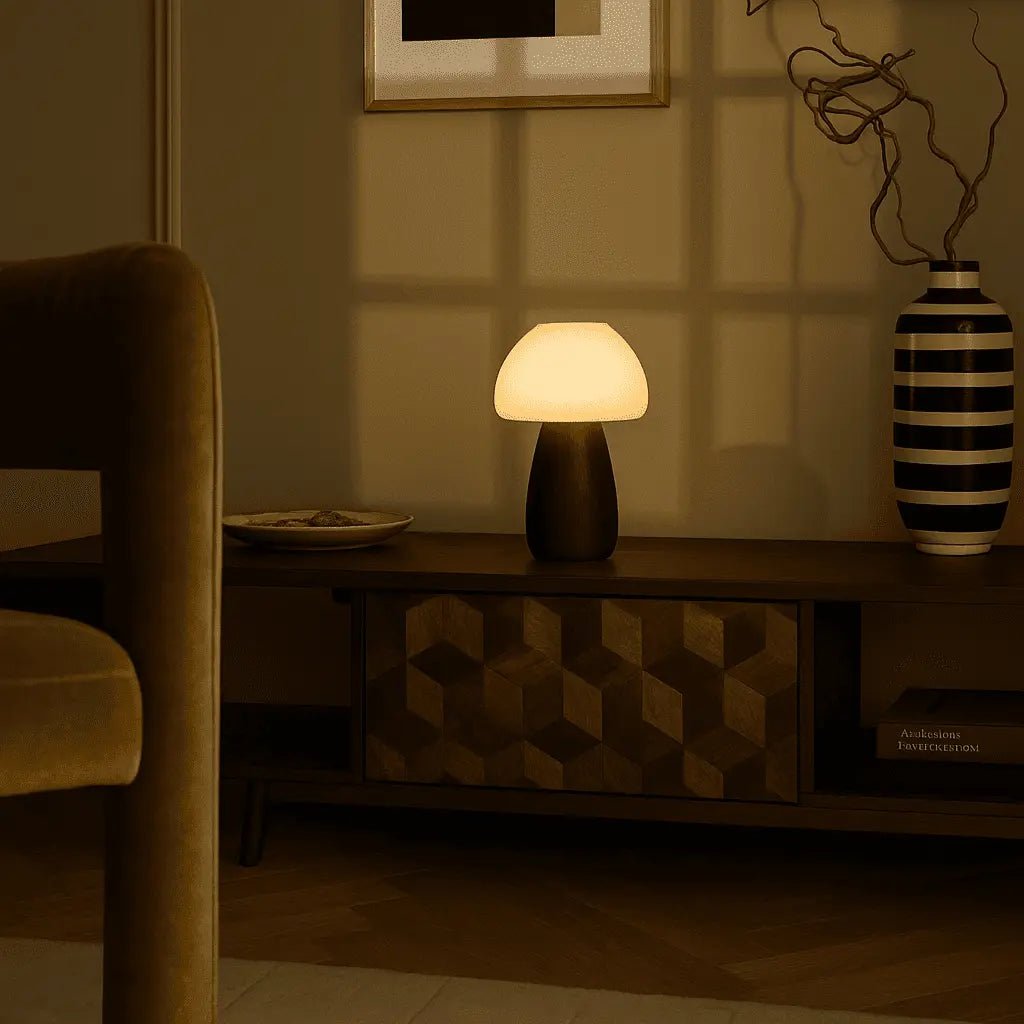 Bear Dark Brown Rechargeable Lamp | Cordless, Dimmable & Up to 100 Hours of Battery Life