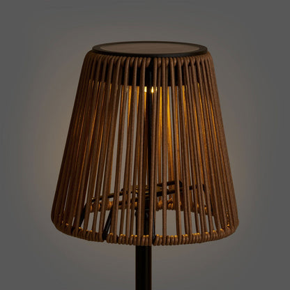 Solar Lamp Rechargeable - Brown & Black | Salford