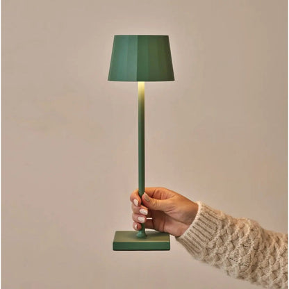Wouter Sage Green Rechargeable Table Lamp | Wireless Charging & 120-Hour Battery Life