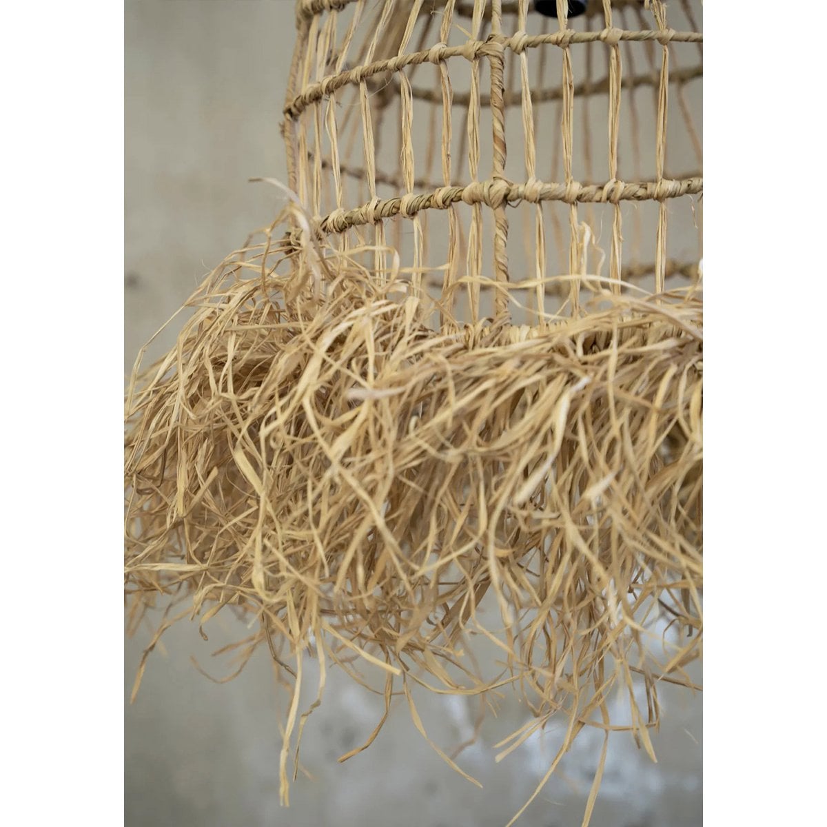Rattan Pendant Lamp - Natural Woven Casita Design - Large