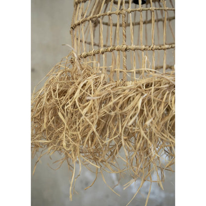 Rattan Pendant Lamp - Natural Woven Casita Design - Large