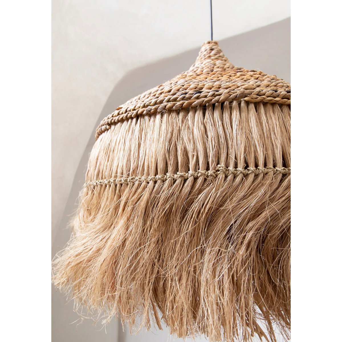 The Abaca Hoola Pendant - Natural - L