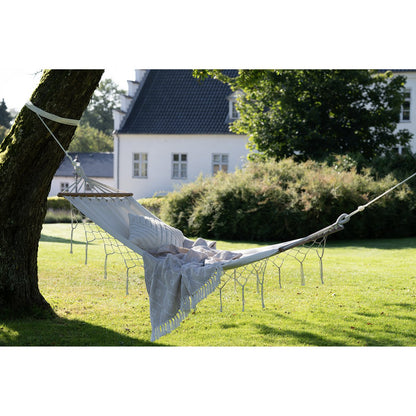 Edessa Hammock - Off White, Polyester/Cotton/Larch