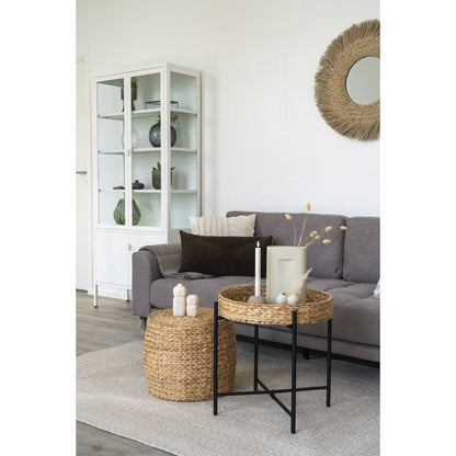 Decoration - Decoration in cement, beige, 5,5x5,5x10 cm