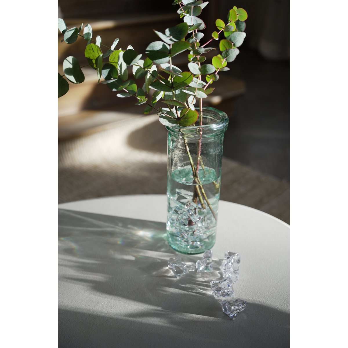 Le vase Jiandan - Bleu - L