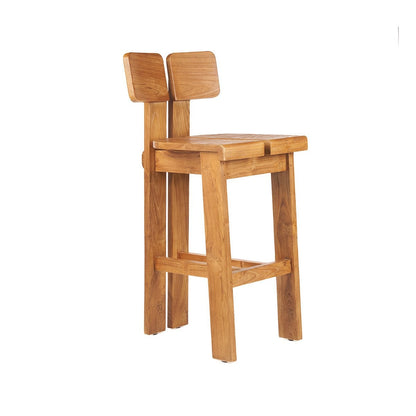 Rattan Bar Stool - Natural Handmade Woven Counter Stool