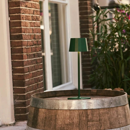 William Pine Green Rechargeable Table Lamp | USB-C, Dimmable, 120-Hour Battery