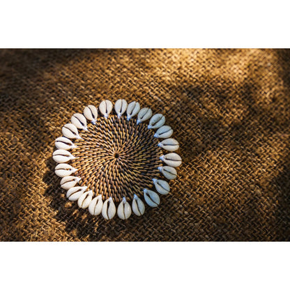 The Colonial Shell Coaster - Natural Brown