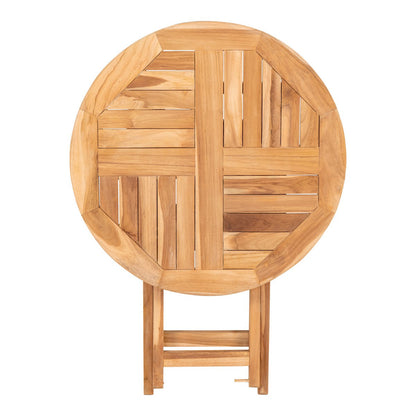Oviedo Side Table - Natural, Teak, Ø70x75 cm
