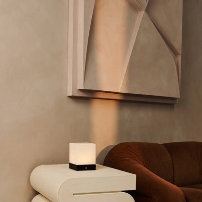 Yce Black Cordless Wooden Lamp | Rechargeable, Dimmable & 100-Hours Battery Life