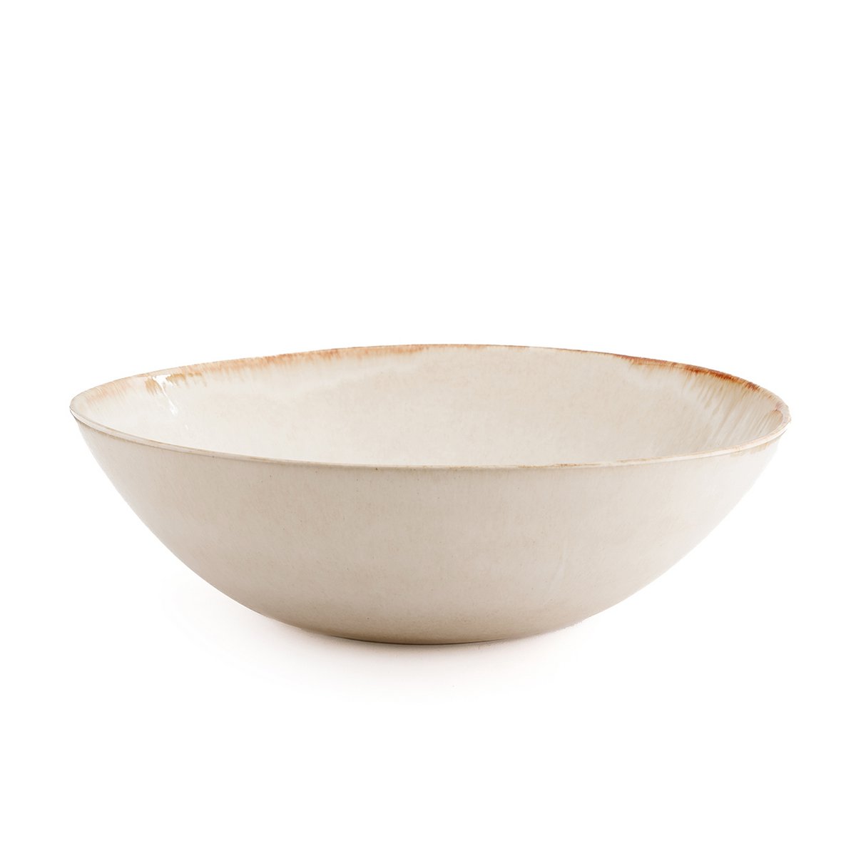 White Ceramic Serving Bowl - Medium Size | Cascais
