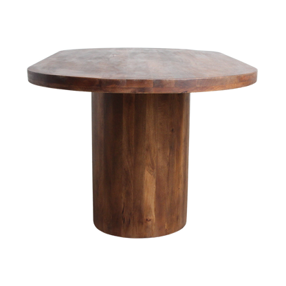 Mango Wood Dining Table - Bullnose Oblong - 180-240 cm