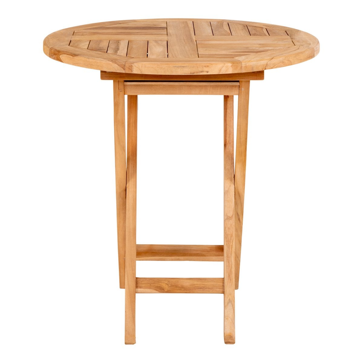 Oviedo Side Table - Natural, Teak, Ø70x75 cm