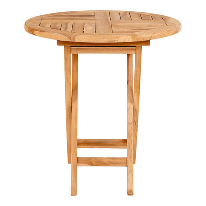 Oviedo Side Table - Natural, Teak, Ø70x75 cm