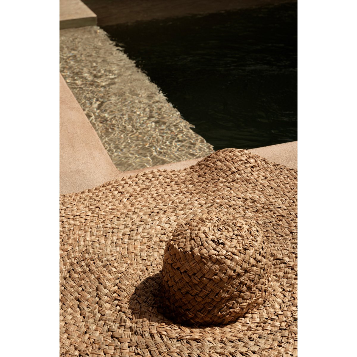 Water Hyacinth Sun Hat - Handmade Lolita Style, Natural Fiber
