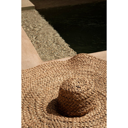 Water Hyacinth Sun Hat - Handmade Lolita Style, Natural Fiber
