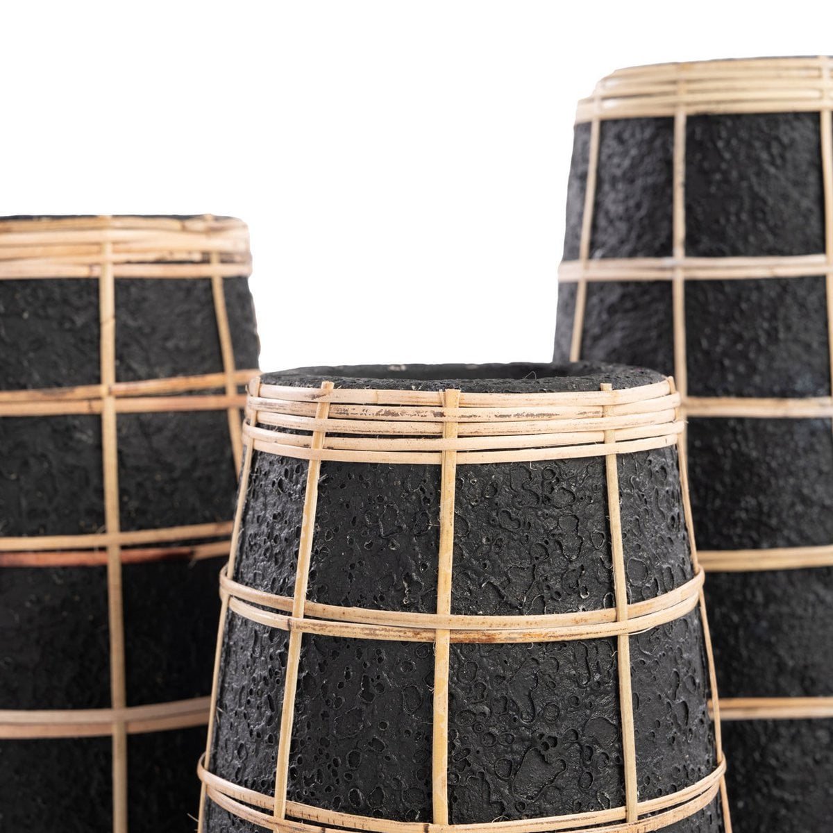 Le Vase Cutie - Naturel Noir - M