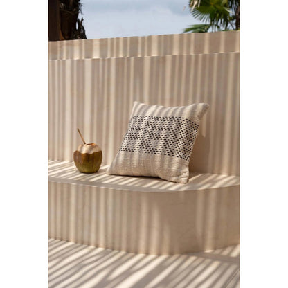 The Misty Cushion Cover - Natural Black