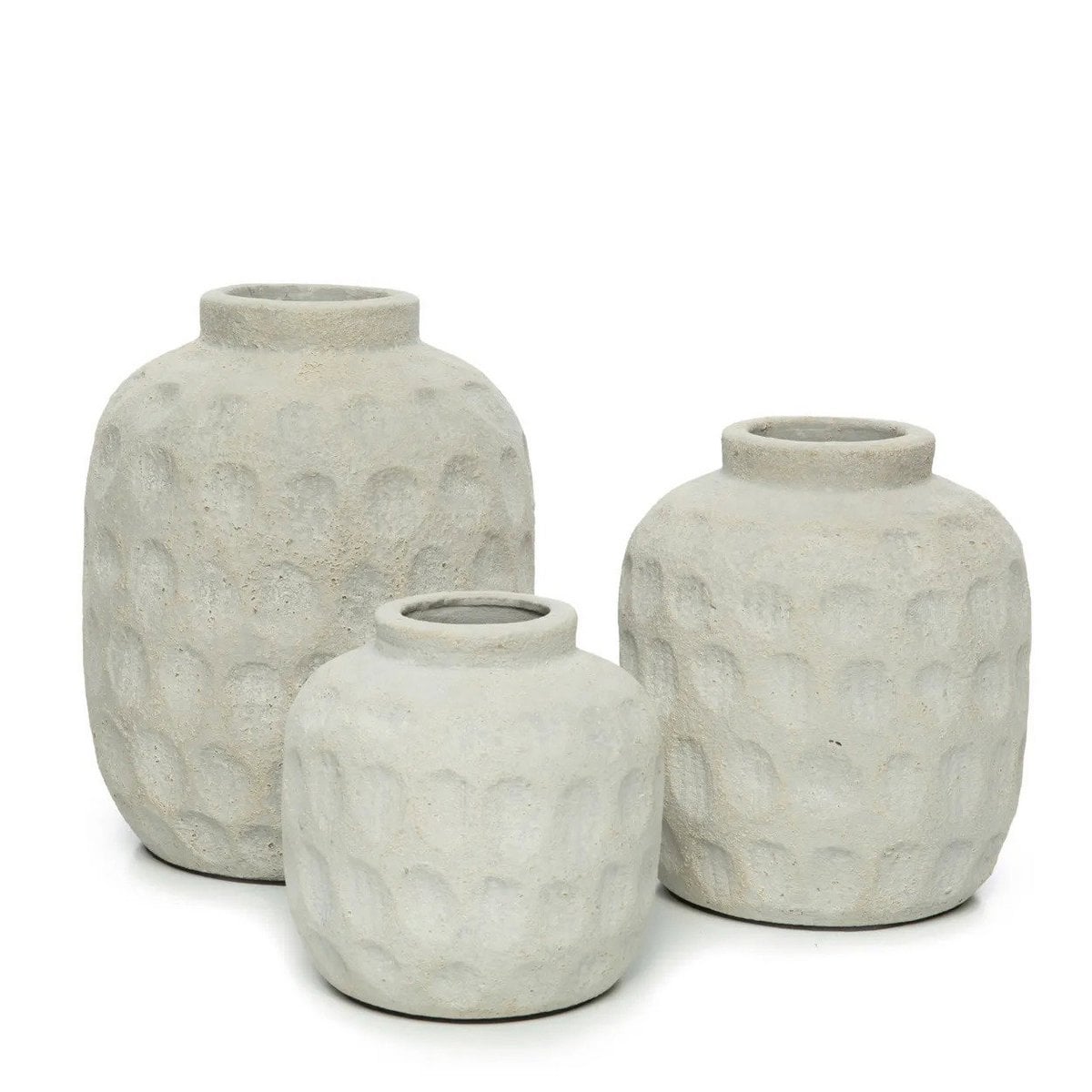 Concrete Vase - Modern Terracotta Floral Vase - Medium