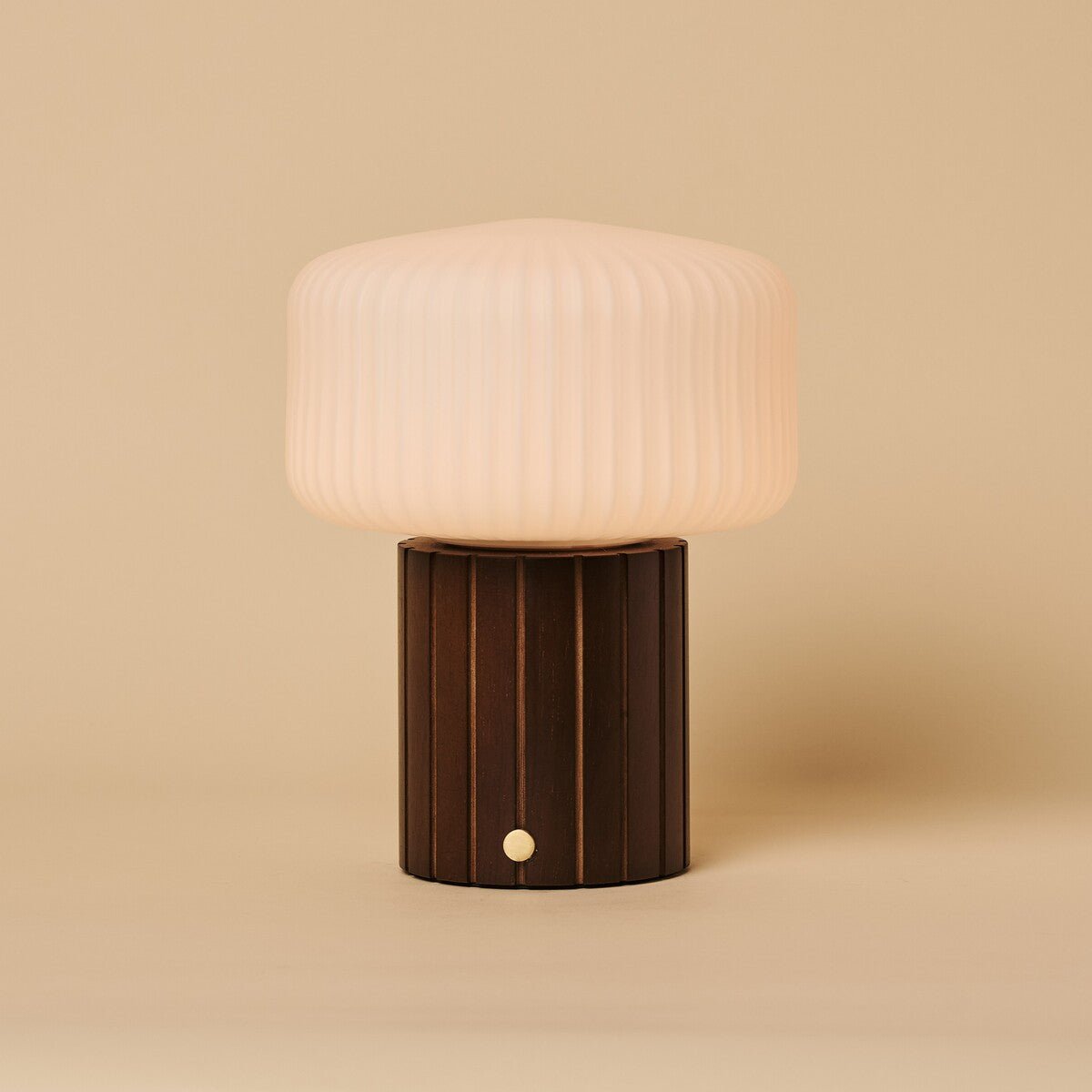 Margaux Dark Brown Rechargeable Table Lamp | Stylish, Cordless & 3 Light Modes