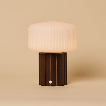 Margaux Dark Brown Rechargeable Table Lamp | Stylish, Cordless & 3 Light Modes