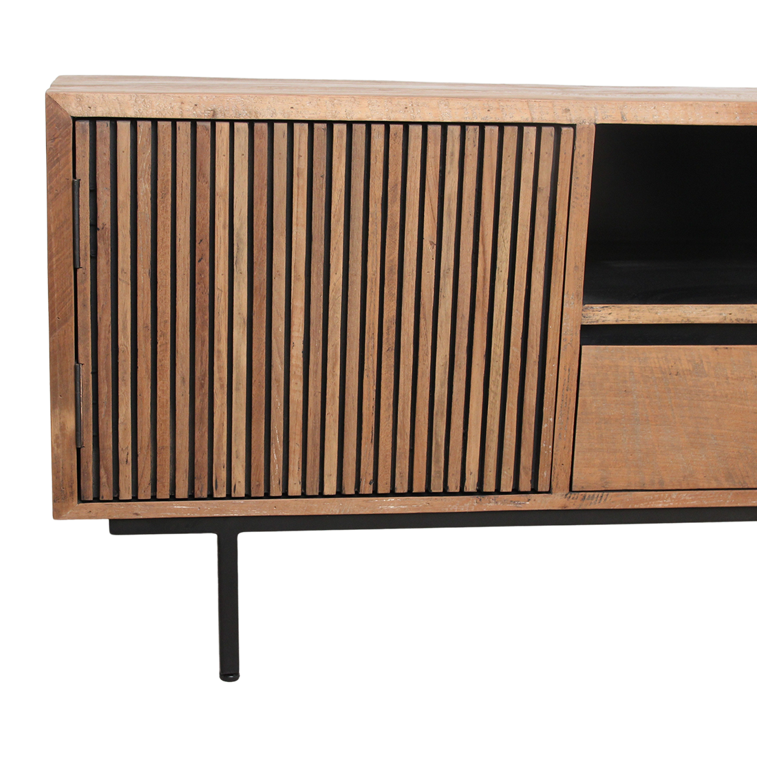 Rhythm teak TV cabinet - 140x45x55 cm