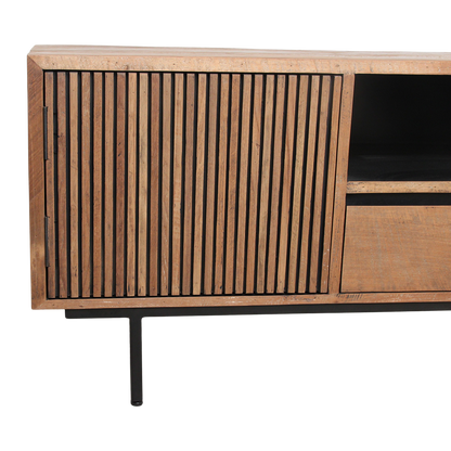 Rhythm teak TV cabinet - 140x45x55 cm
