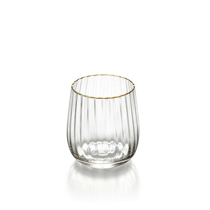 The Golden Rim Tumbler - Natural Gold