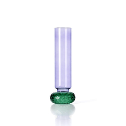 Glass Vase Violet Quartz – Sculptural Recycled Glass Vase