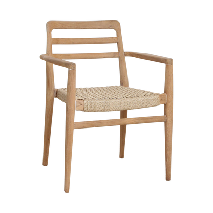 Verano garden chair with armrest