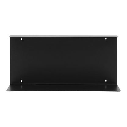 Black Steel Wall Shelf | Minimalist Floating Shelf - 40cm