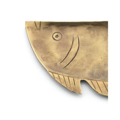 Brass Serving Tray - Elegant Gold Decor Tray, Medium
