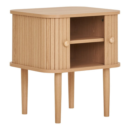 Nikko Side Table - Natural, MDF/Pine, 45x40x50.5 cm