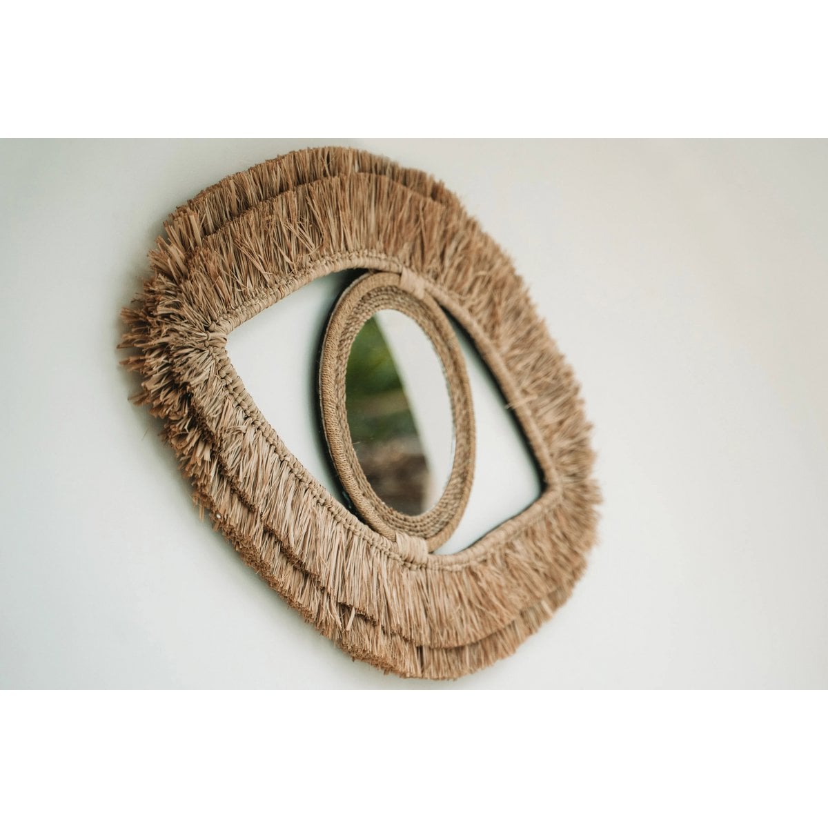 El Espejo Raffia Eye - Natural - M