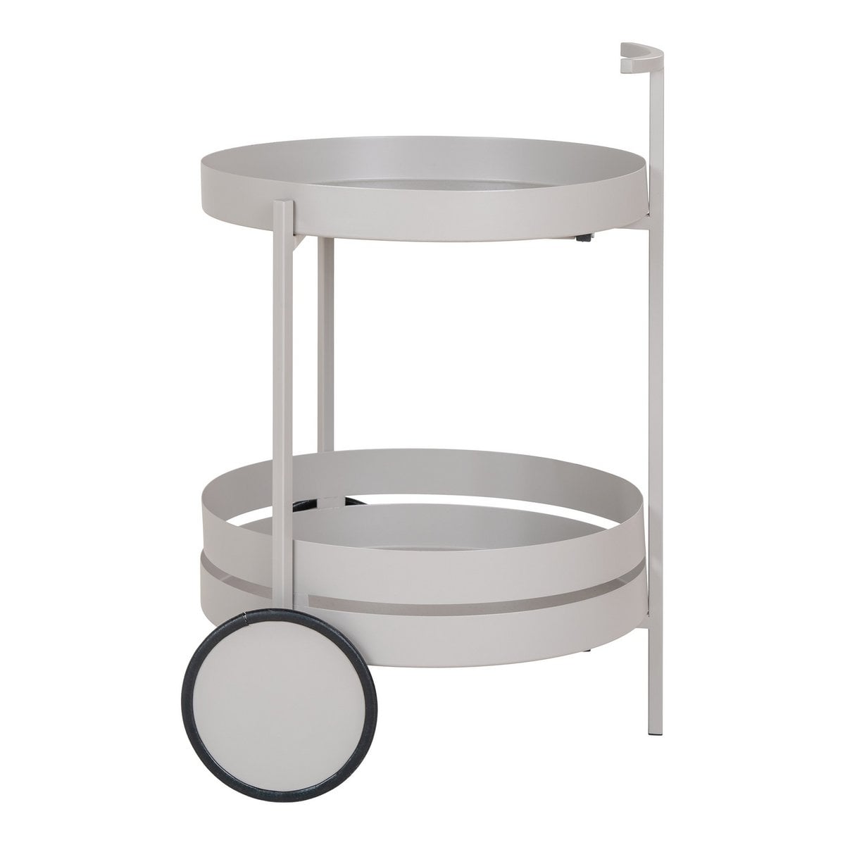 Beja Bar Trolley - Steel, Cool Grey - 40x49.5x61 cm