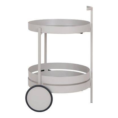 Beja Bar Trolley - Steel, Cool Grey - 40x49.5x61 cm