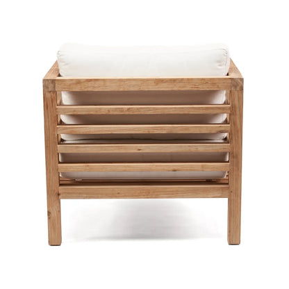 Teak One Seater Sofa - Modular Outdoor Seating