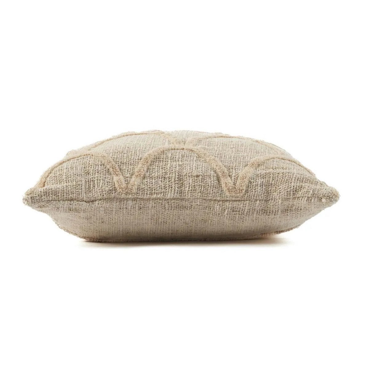 Boho Cotton Throw Cushion Cover - Natural Tribal Design, 50x50