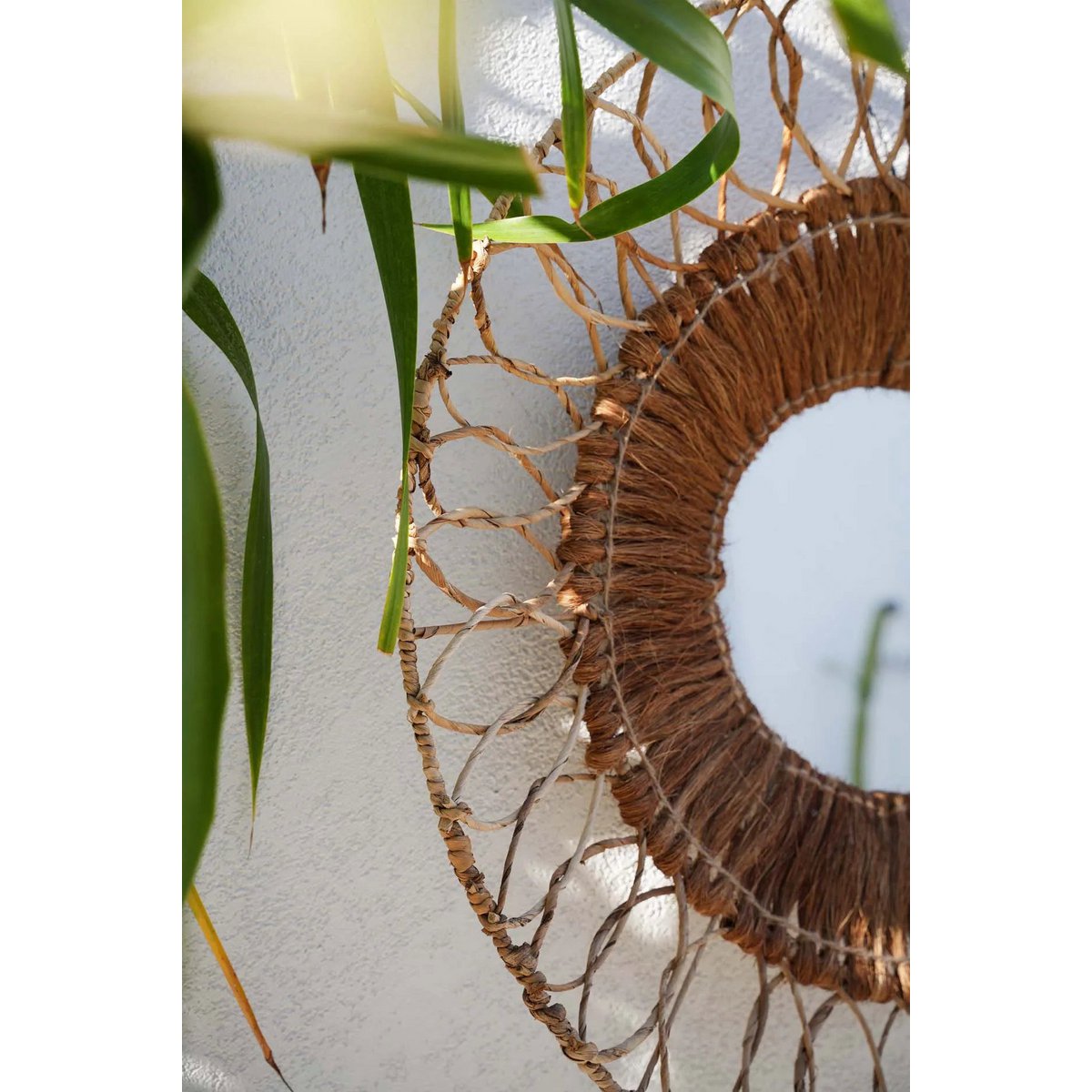 Natural Wall Mirror - Montezuma Aztec-Inspired Decor