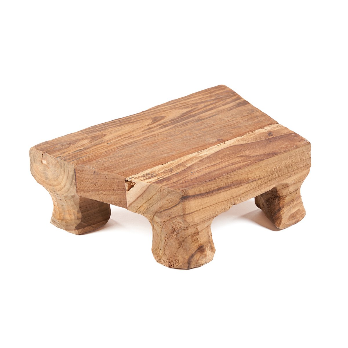 Serveringsbricka i teak - Naturlig finish