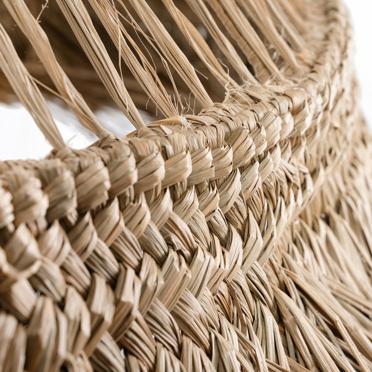 Natural Grass Pendant Light - XL Summer Vibes Sunhat Design